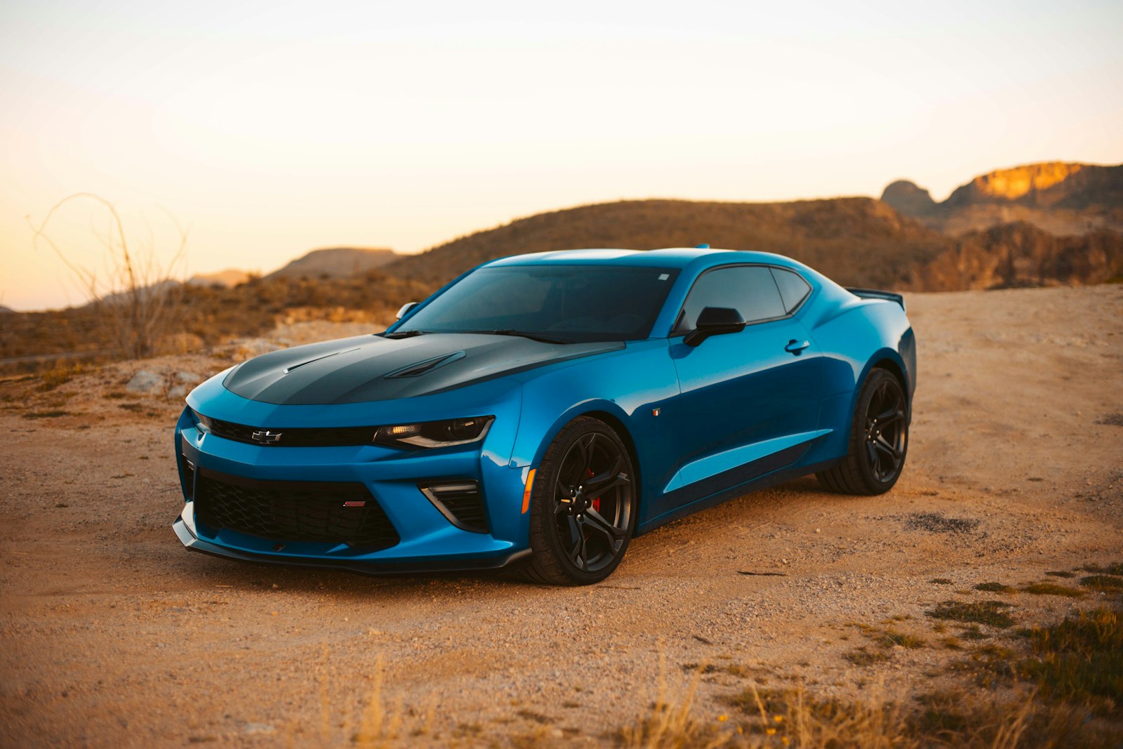 Modified street-spec sports car parked on asphalt